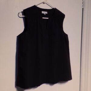 Women's Black Sleeveless Cotton Top "Couleur by Finley" - Size Medium